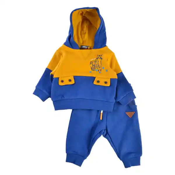 Buzo Bebé Niño Azul Marino Talla12 M Pillin