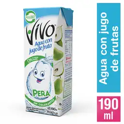 Vivo Agua con Jugo de Pera