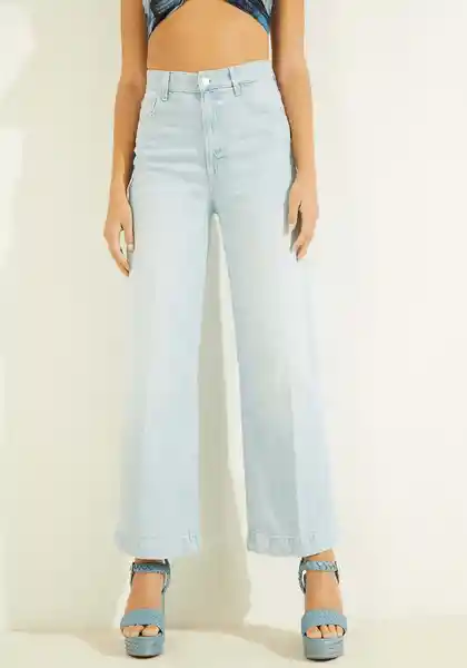 Jeans Super High Wide Leg Talla 27 Guess W2GA09D4MU2