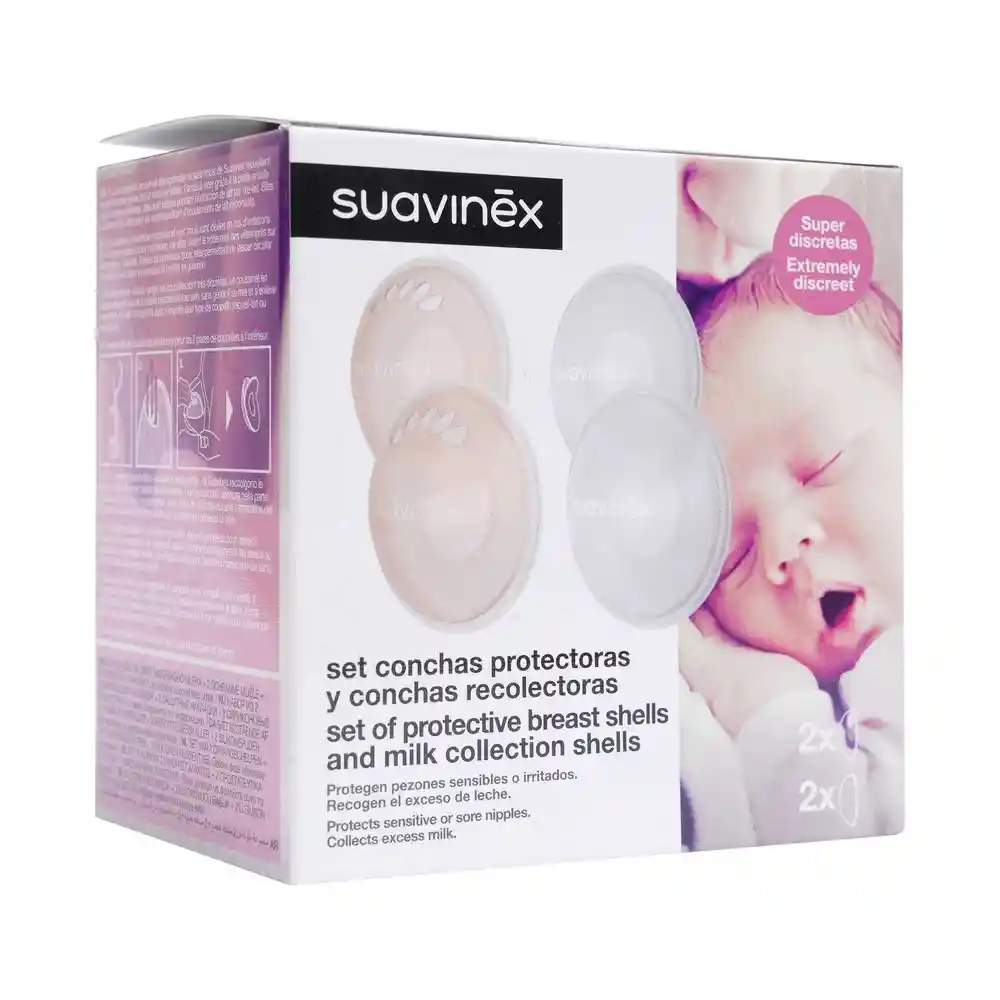 Suavinex Set Protectores y Pezoneras Recolector de Leche