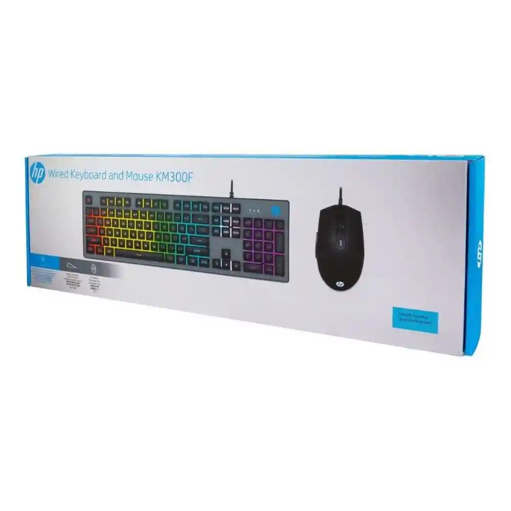 Hp Kit Para Pc Teclado Gamer Membrana Km300F