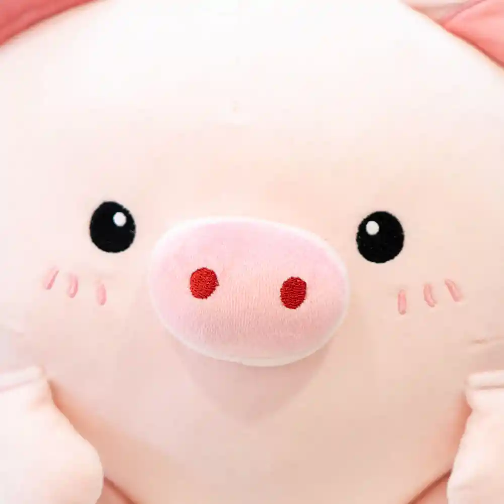 Miniso Peluche Redondo En Forma De Puerquito (rosa)