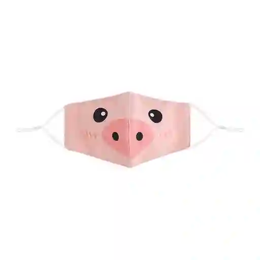 Miniso Cubreboca Reutilizable Para Adulto Mr. Piggy