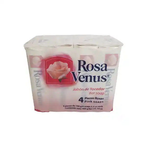 Rosa Venus Pack Jabón Barra