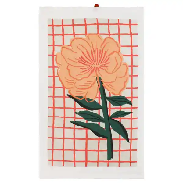 Paño Cocina de Algodón Velour Estampado Cuadros Casaideas