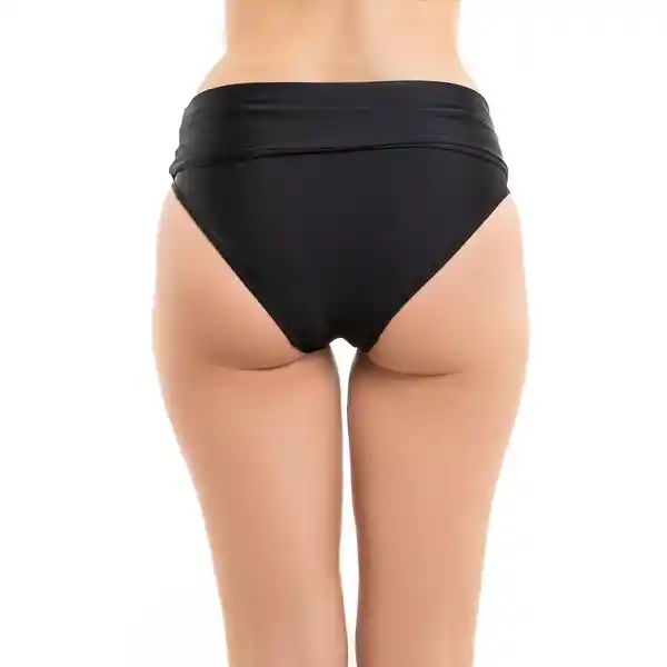 Bikini Calzón Pin up Doble Uso Negro Talla M Samia