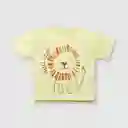 Polera León de Bebé Niño Amarillo Talla 18/24M Colloky