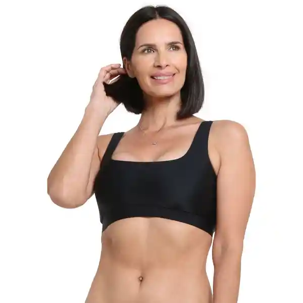 Bikini Peto Básico Negro Talla L Samia