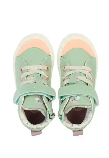 Zapatillas Urbana Caña Principiante Niña Menta 22 828 Ficcus