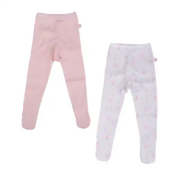 Set 2 Pzas Panty Bebe Niña Multicolor Pillin 12 M