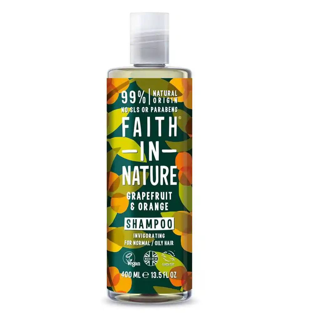 Faith in Nature Shampoo Grapefruit & Orange 400 mL