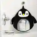 3 Sprouts Organizador de Baño Pingüino Negro