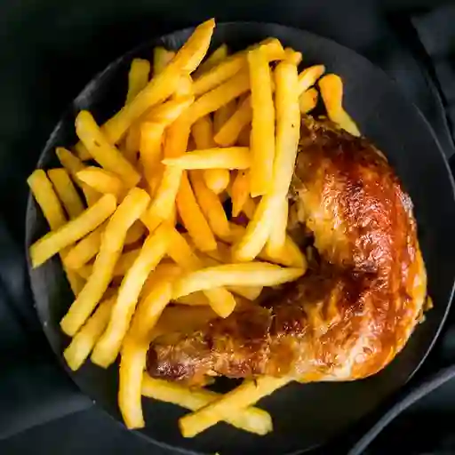 Pollo Frito con Papas