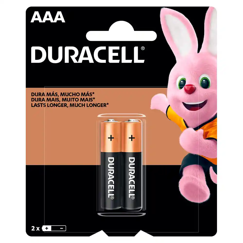 Pilas Duracell Aaa - 2 Unidades