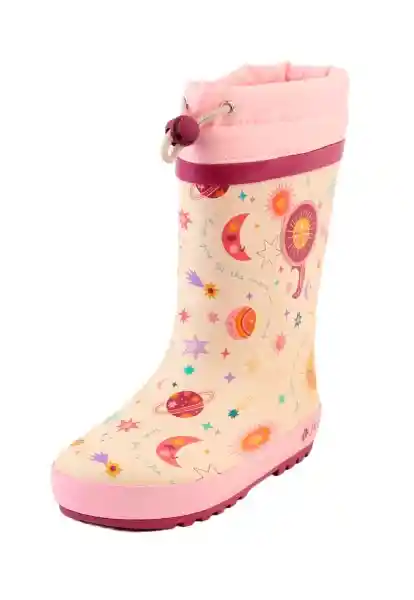 Botas de Agua W24 Niña Rosado 31 918 Ficcus