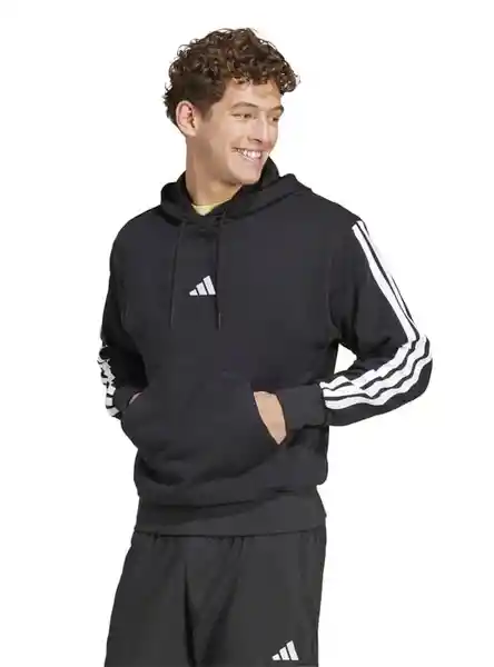 Adidas Polerón M 3S ft hd Negro L JD1874