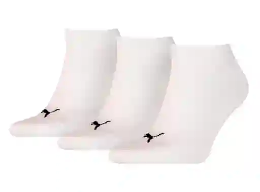 Puma Calcetines Sock Sneaker Blanco Talla 35/38 Plain 906807 03