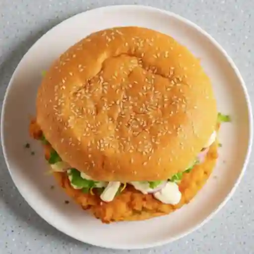 Sándwich de pescado frito