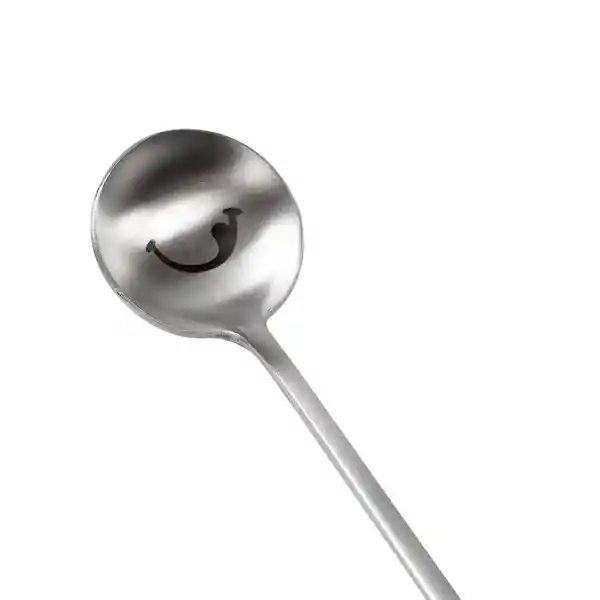 Miniso Cuchara Larga De Acero Inoxidable - Gris Metálico