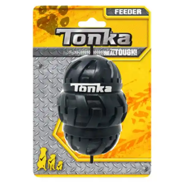 Tonka Dispensador Para Mascota Trillanta Negro 10 cm