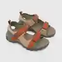 Sandalias Outdoor Doble Ajuste Niño Beige/Naranja T. 34 Colloky