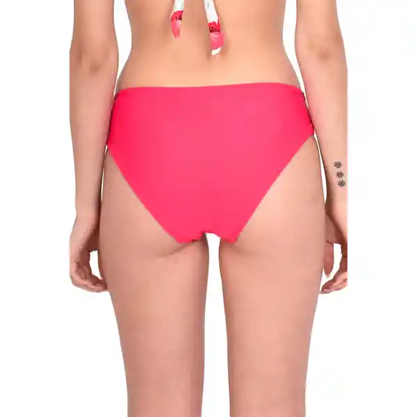 Bikini Calzón Con Transparencia Magenta Talla XL Samia