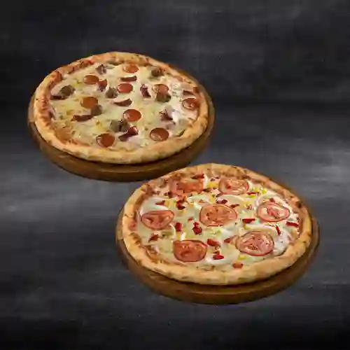 Promo 2 Pizzas Familiares