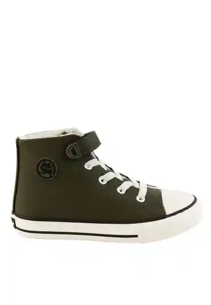 Zapatillas Day To Day Caña Velcro Niño Verde 34 943 Ficcus