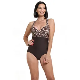 Traje de Baño Reductor Animal Print Talla L Samia