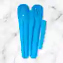 Miniso Set de Cubiertos Portátil Azul Claro