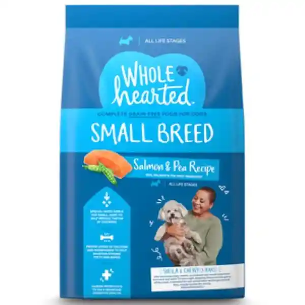 Wholehearted Alimento Perro Natural Raza Pequeña Salmón Chícharo