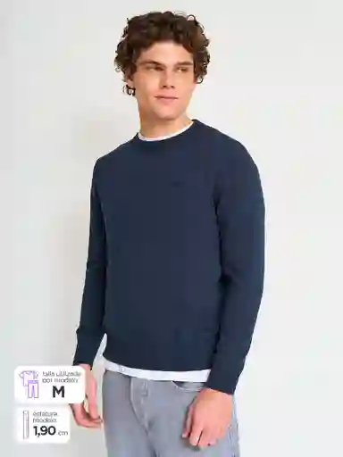 Pepe Jean Suéter Eur Essential Azul Oscuro M SS25