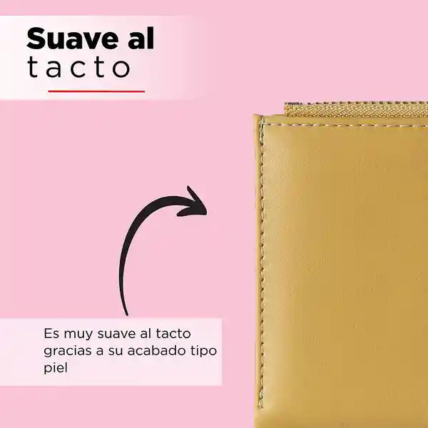 Billetera Corta de Mujer Con Hoja de Metal Miniso