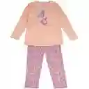 Set Pijama Niña Naranja Talla 8 A Pillín