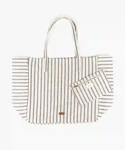 Lounge Bolso Líneas Beige