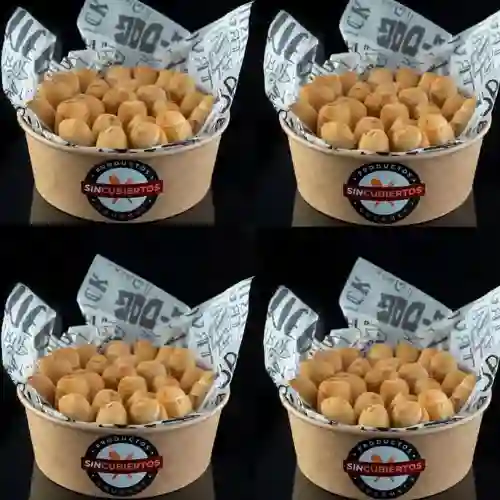 100 Tequeños de Queso + Bebida 3lts