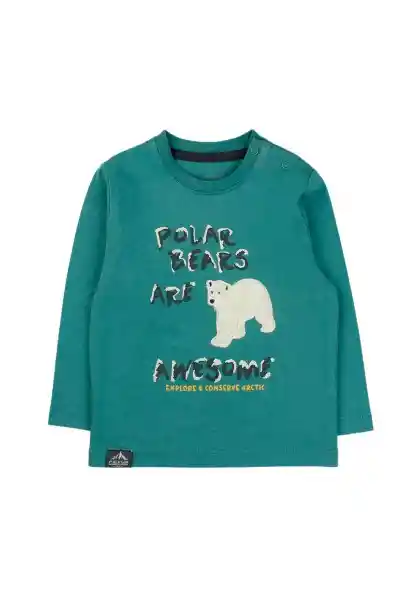 Polera Bebé Arctic Niño Verde 6 a 12 Meses 140