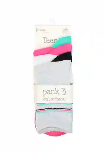 Pack de Calcetines Teen Niña Colores Talla 38/39 - 658
