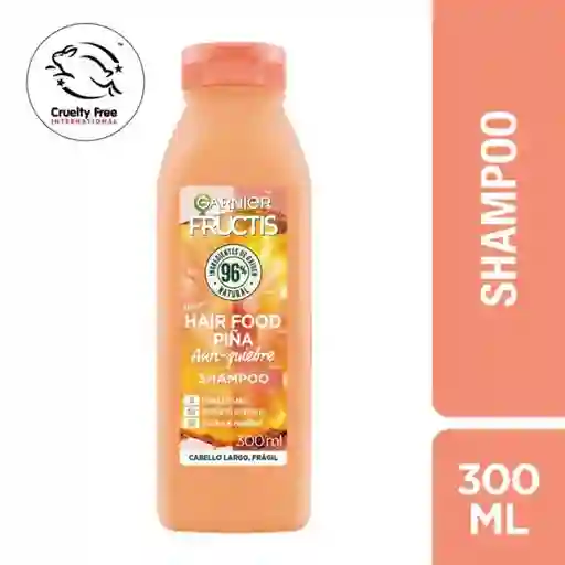 2 x Shampoo Hair Food Fructis 300 mL Piña