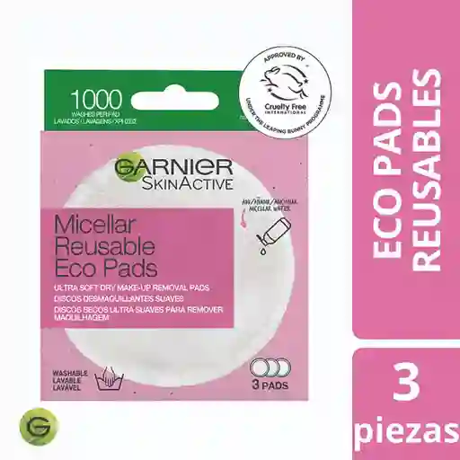 Garnier-Skin Active Discos Desmaquillantes Eco Pads Reusables