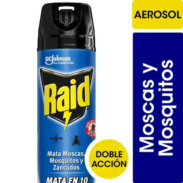 Insecticida Raid Mata Moscas y Mosquitos 360 ml