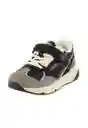 Zapatillas Sport Velcro W24 Niño Negro 32 930 Ficcus