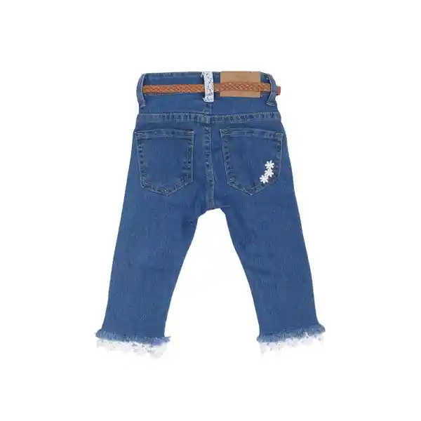 Jeans Bebe Niña Denim Pillín 6 M