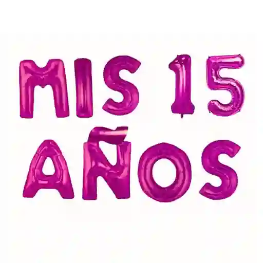 Globo Metálico Mis 15 Años