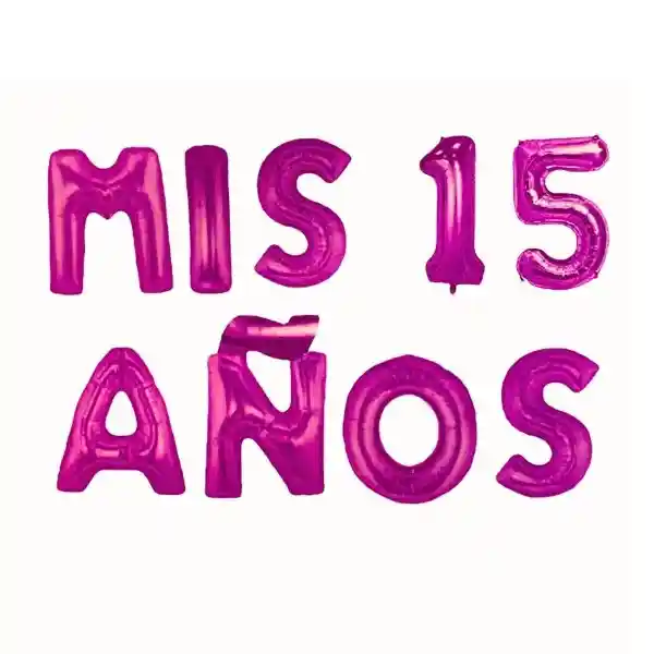 Globo Metálico Mis 15 Años