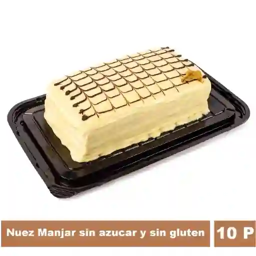 Alea Torta Jalea Nuez Manjar Chocolate Libre Gluten y Sin Azúcar