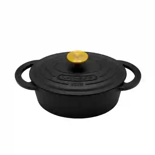 La Creole Olla Cocotte Black Matte 24 cm