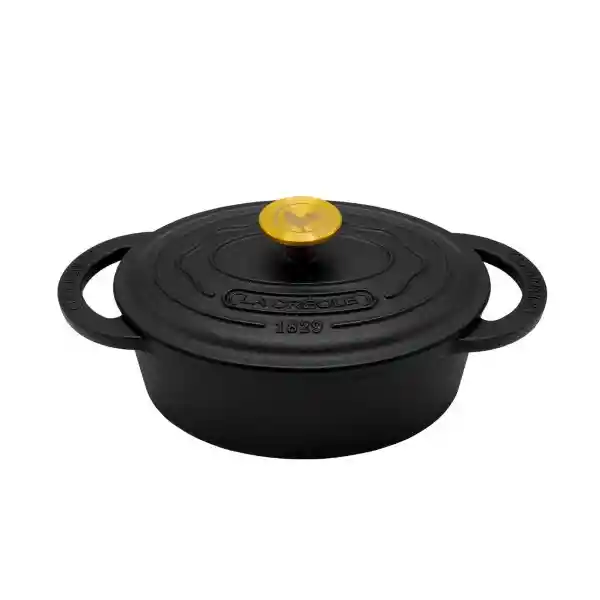 La Creole Olla Cocotte Black Matte 24 cm