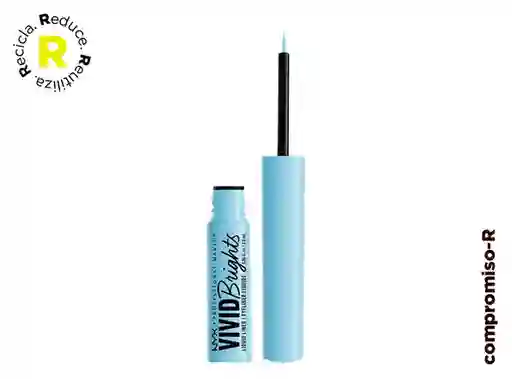 Nyx Delineador Líquido Vivid Bright Liner Blue Thang