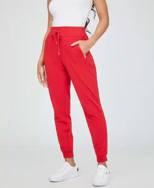 Pantalón Kaira Logo Jogger Rojo Talla L Q2GQ14KARD2 Guess